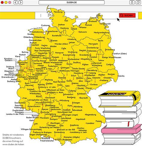 deutschlandkarte mit städtenamen